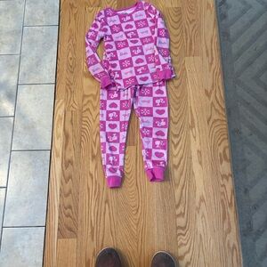 Barbie Pink Checkered Pajama Set